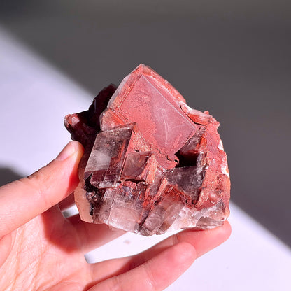 A395◇チョコレート カルサイト◇80×66×55mm◇天然石・鉱物・パワーストーン