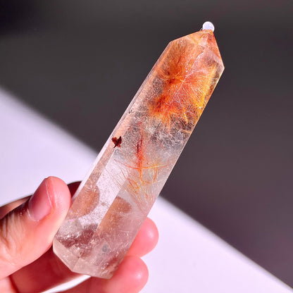 B816◇ルチルクォーツ ピラー◇83×24×18mm◇天然石・鉱物・パワーストーン