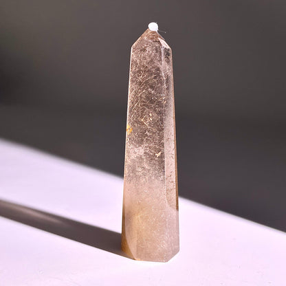 B817◇ルチルクォーツ ピラー◇84×22×14mm◇天然石・鉱物・パワーストーン