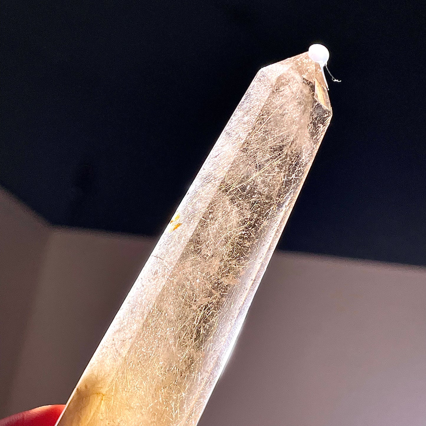 B817◇ルチルクォーツ ピラー◇84×22×14mm◇天然石・鉱物・パワーストーン