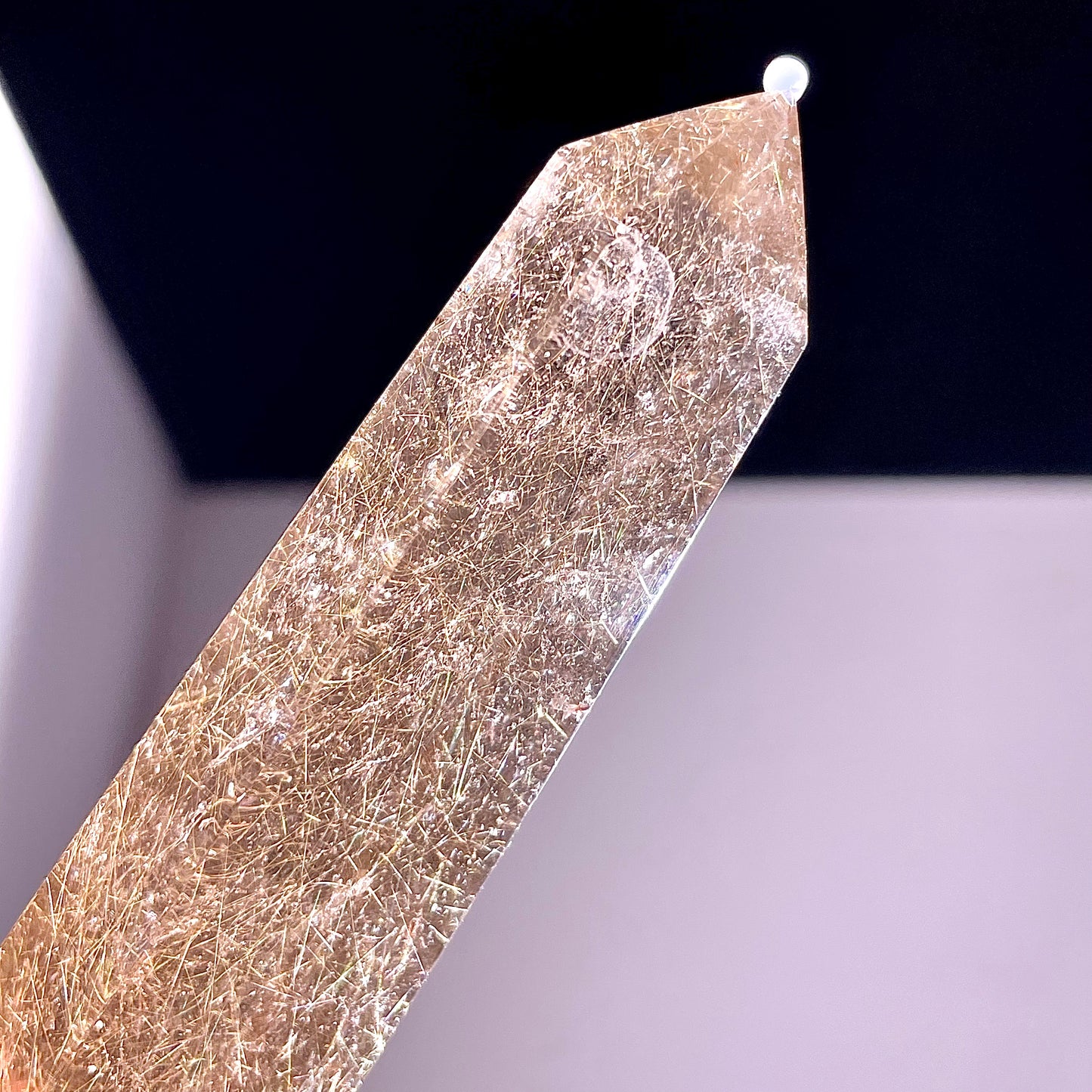 B819◇ルチルクォーツ ピラー◇97×26×25mm◇天然石・鉱物・パワーストーン