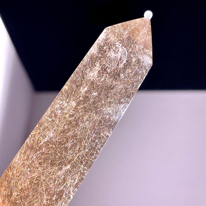 B819◇ルチルクォーツ ピラー◇97×26×25mm◇天然石・鉱物・パワーストーン