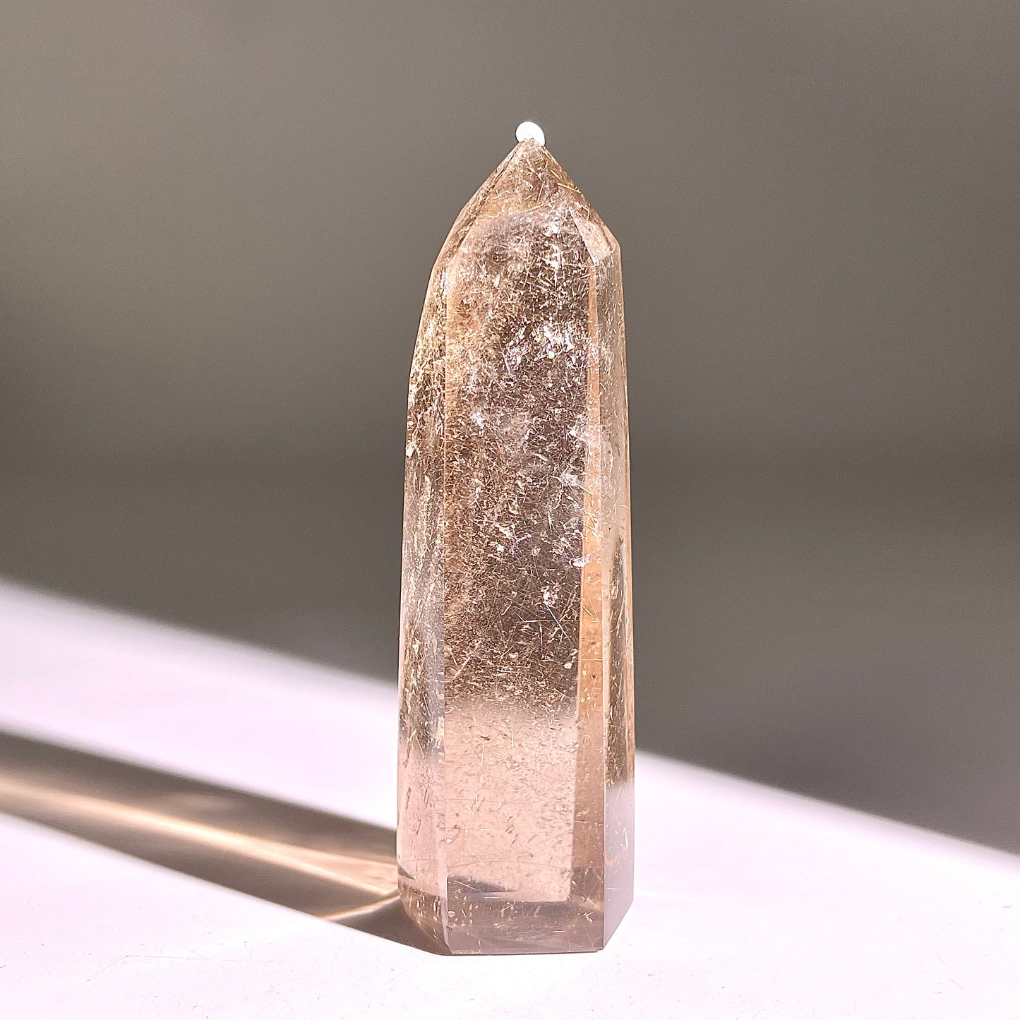 B823◇ルチルクォーツ ピラー◇82×24×24mm◇天然石・鉱物・パワーストーン