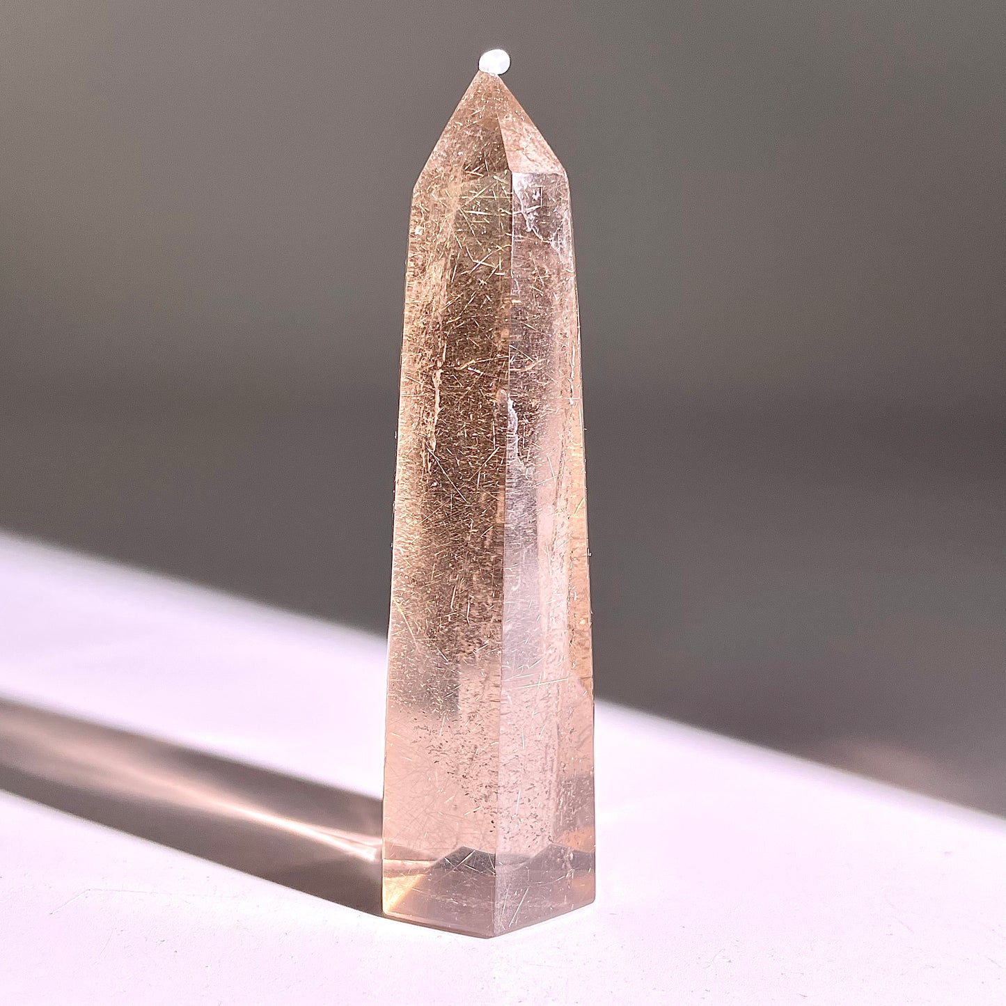 B823◇ルチルクォーツ ピラー◇82×24×24mm◇天然石・鉱物・パワーストーン