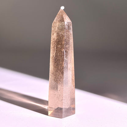 B823◇ルチルクォーツ ピラー◇82×24×24mm◇天然石・鉱物・パワーストーン