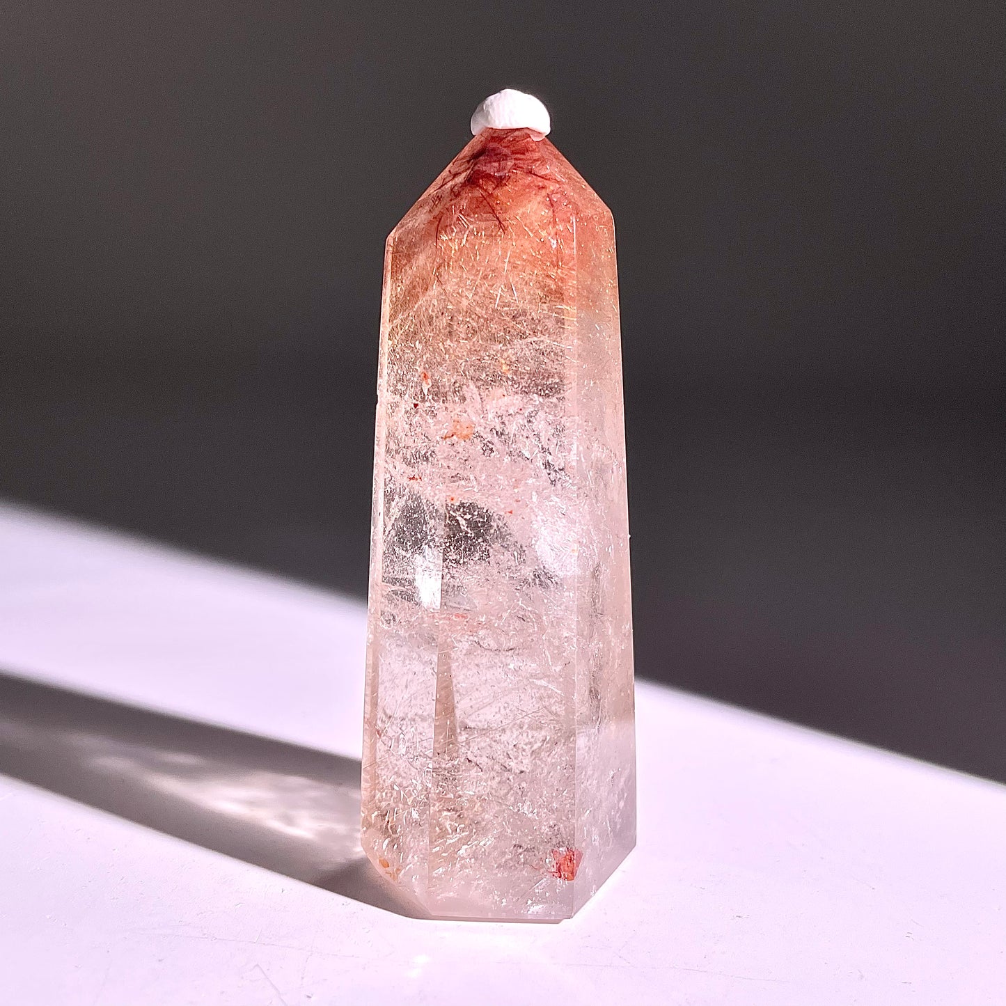 B824◇ルチルクォーツ ピラー◇77×29×23mm◇天然石・鉱物・パワーストーン