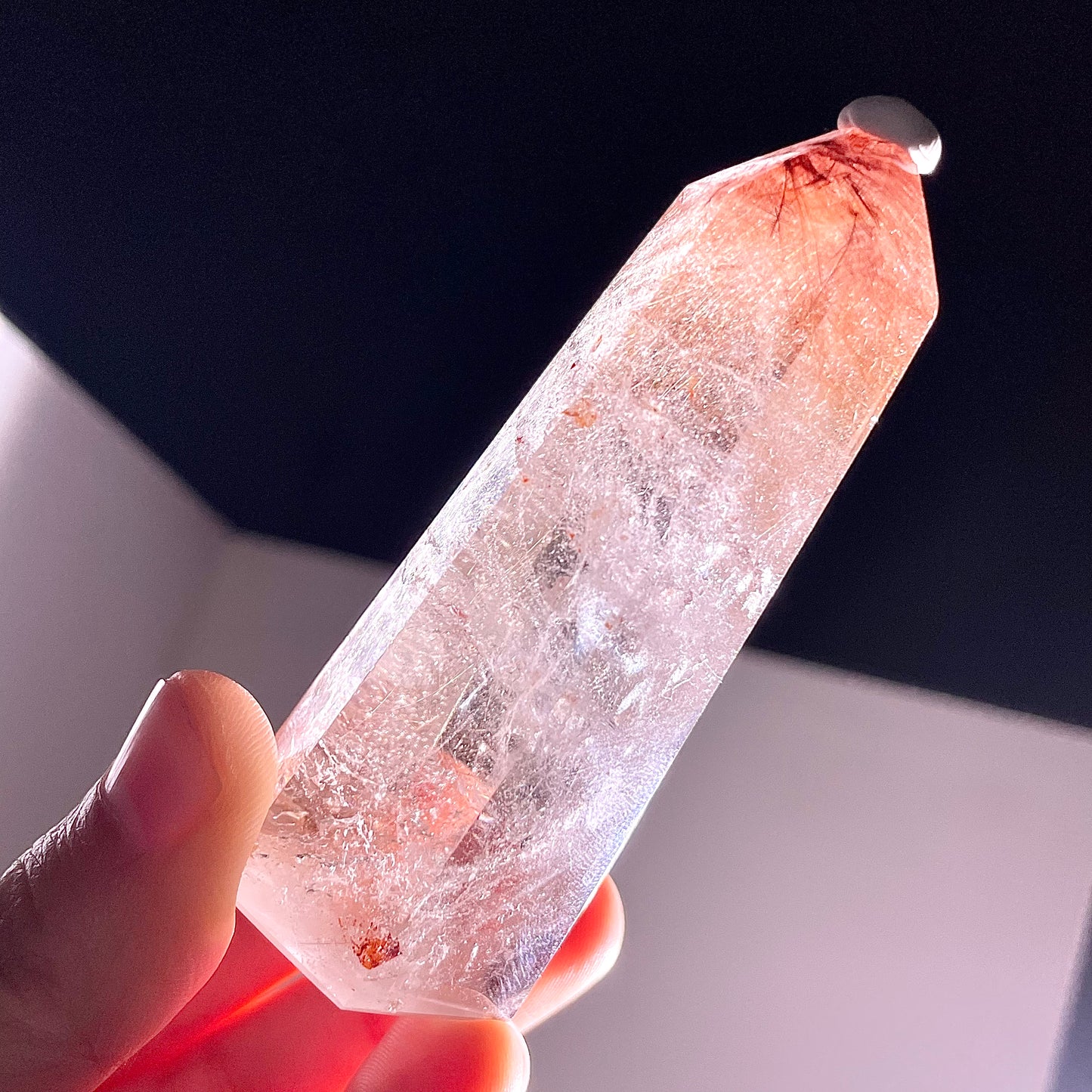 B824◇ルチルクォーツ ピラー◇77×29×23mm◇天然石・鉱物・パワーストーン