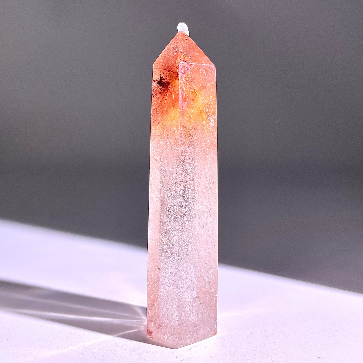 B825◇ルチルクォーツ ピラー◇90×21×20mm◇天然石・鉱物・パワーストーン