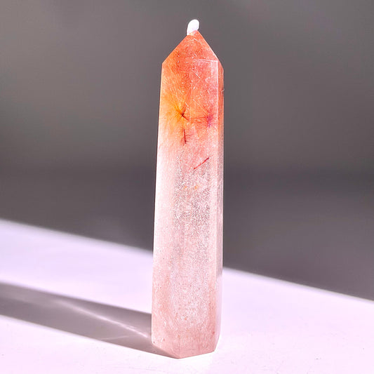 B825◇ルチルクォーツ ピラー◇90×21×20mm◇天然石・鉱物・パワーストーン