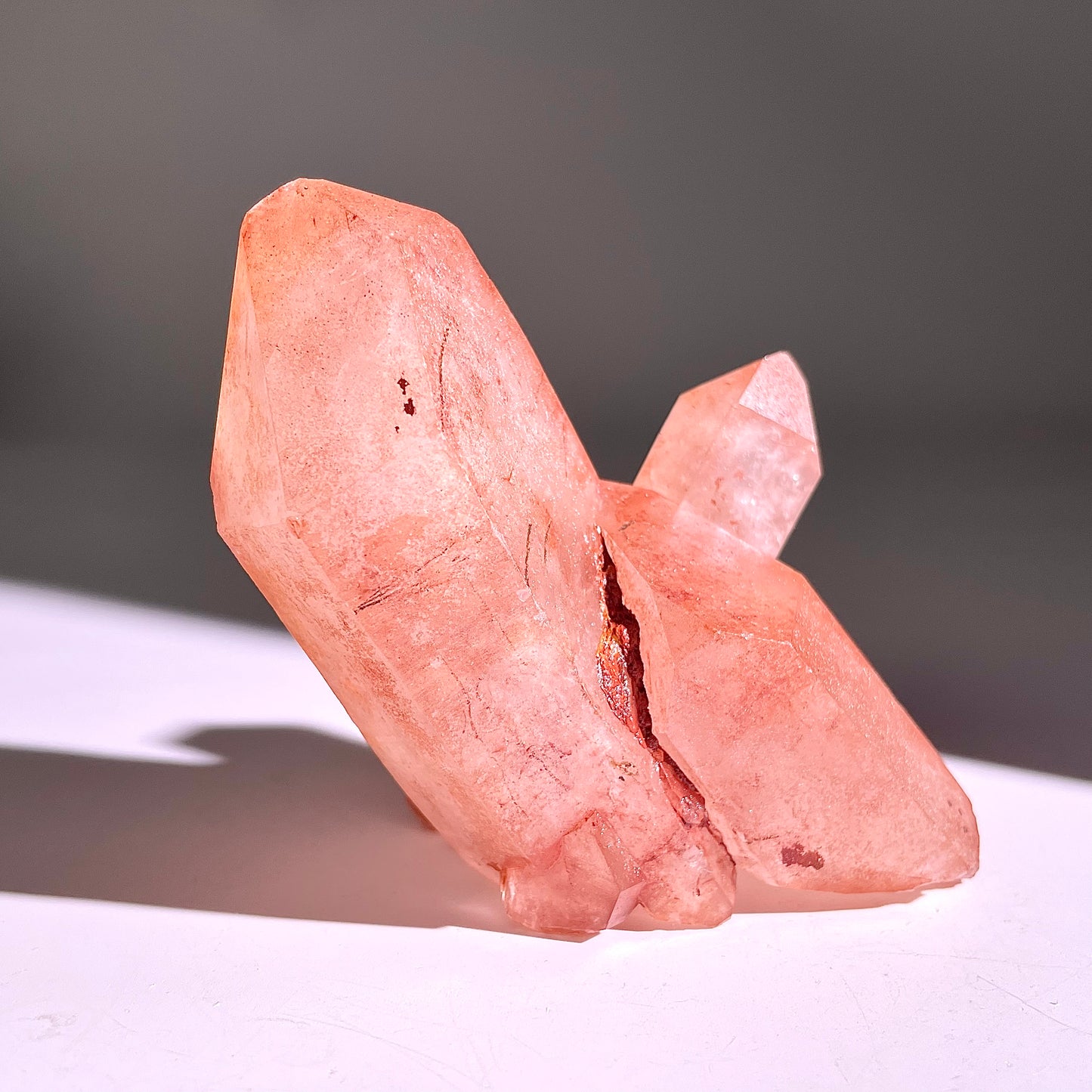 A402◇レッドクリスタル  クラスター◇102×65×47mm◇天然石・鉱物・パワーストーン