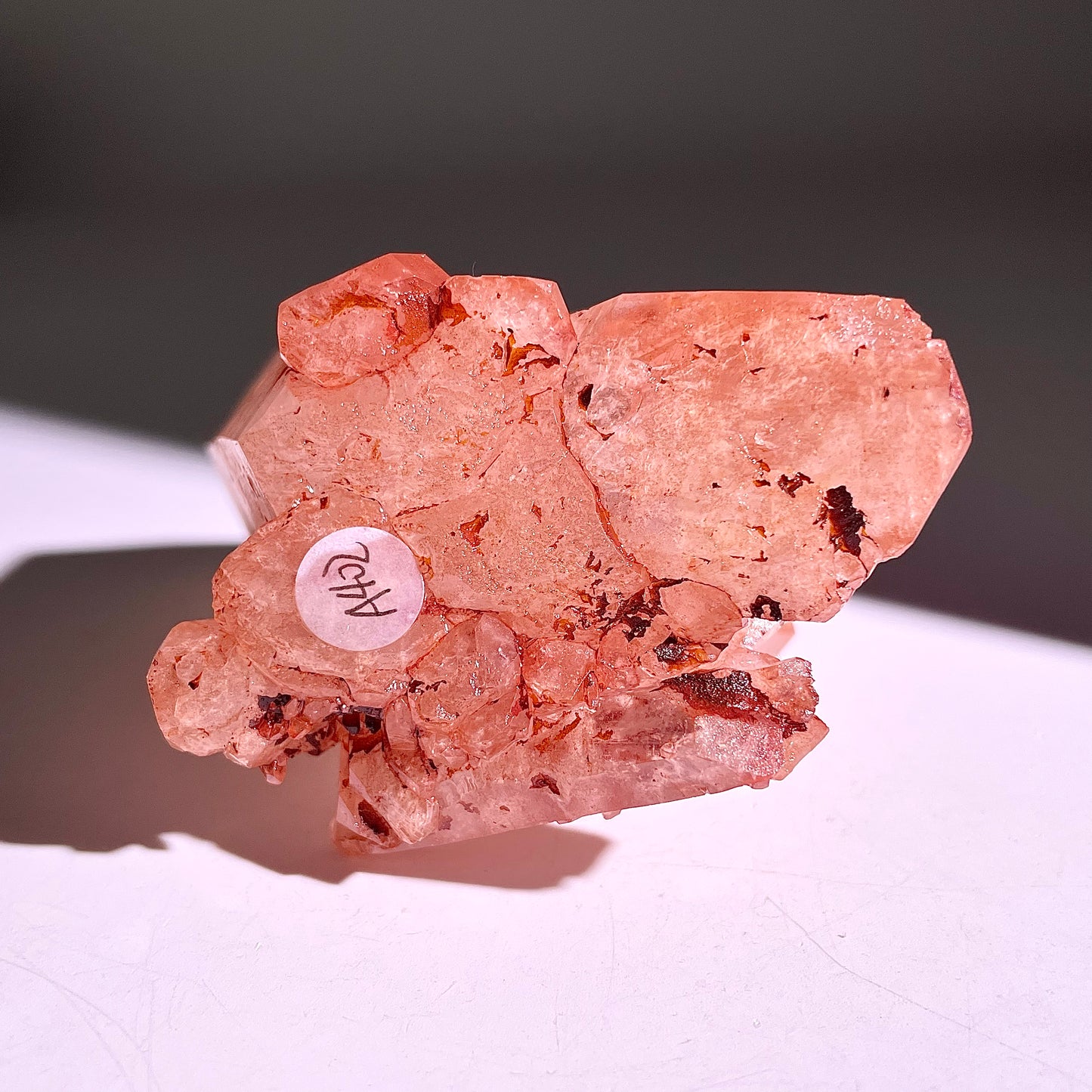 A402◇レッドクリスタル  クラスター◇102×65×47mm◇天然石・鉱物・パワーストーン