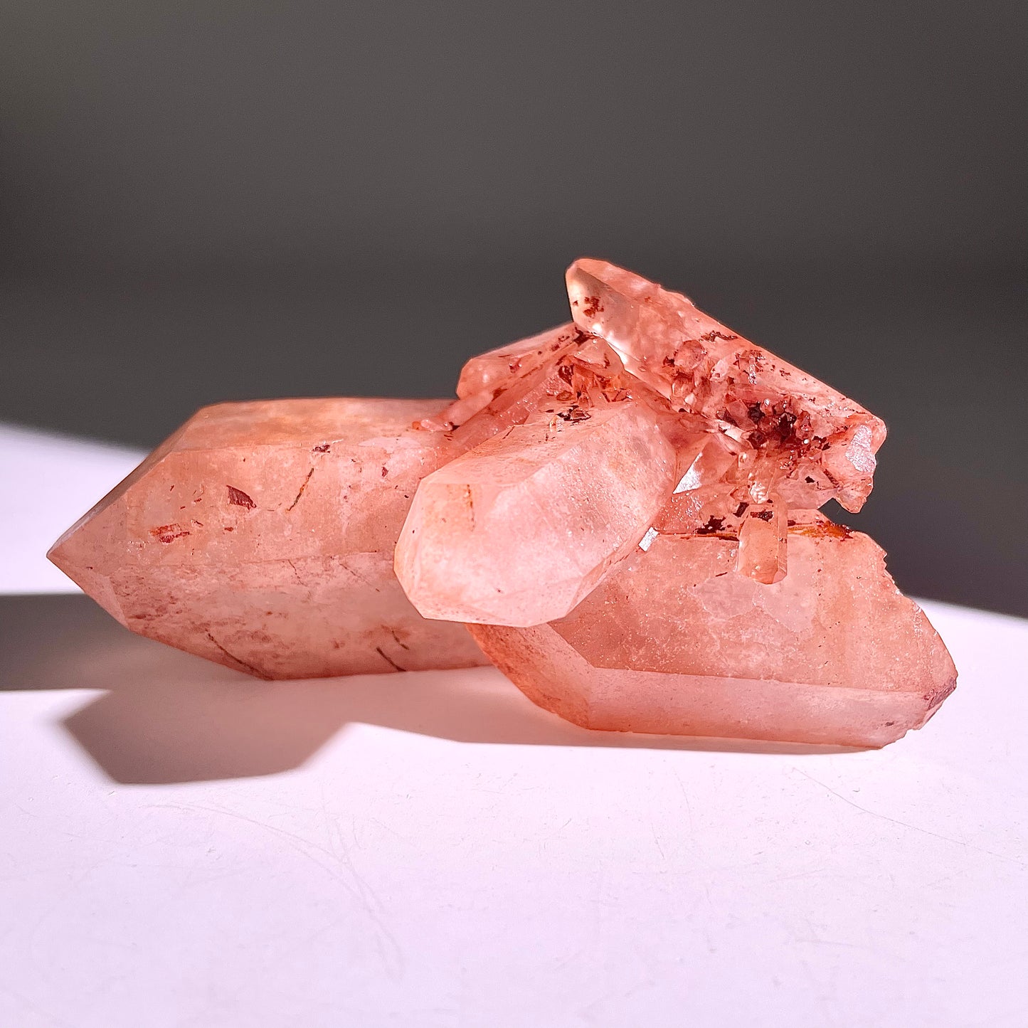 A402◇レッドクリスタル  クラスター◇102×65×47mm◇天然石・鉱物・パワーストーン