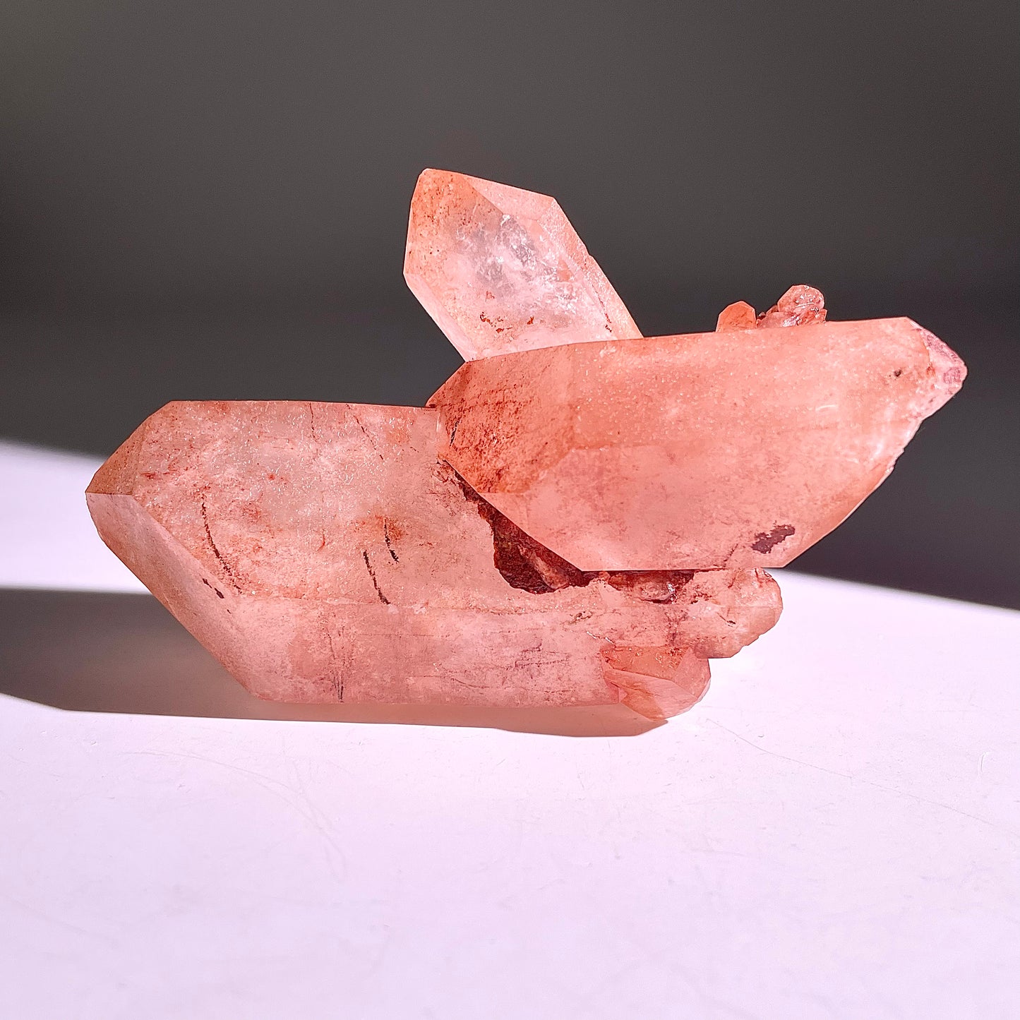 A402◇レッドクリスタル  クラスター◇102×65×47mm◇天然石・鉱物・パワーストーン