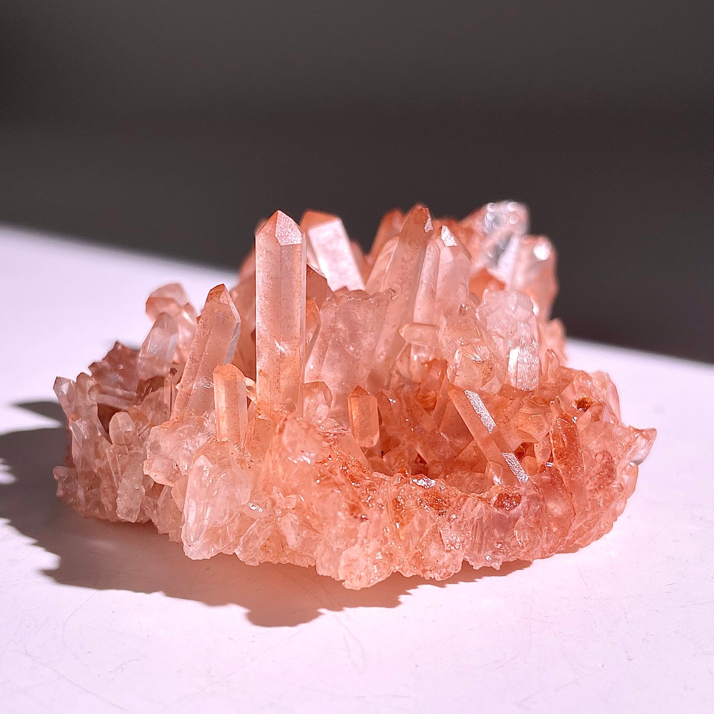 A410◇レッドクリスタル  クラスター◇92×72×40mm◇天然石・鉱物・パワーストーン