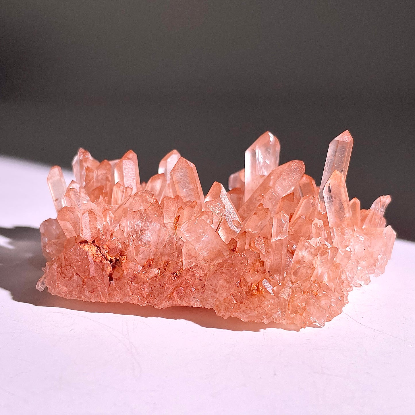 A410◇レッドクリスタル  クラスター◇92×72×40mm◇天然石・鉱物・パワーストーン