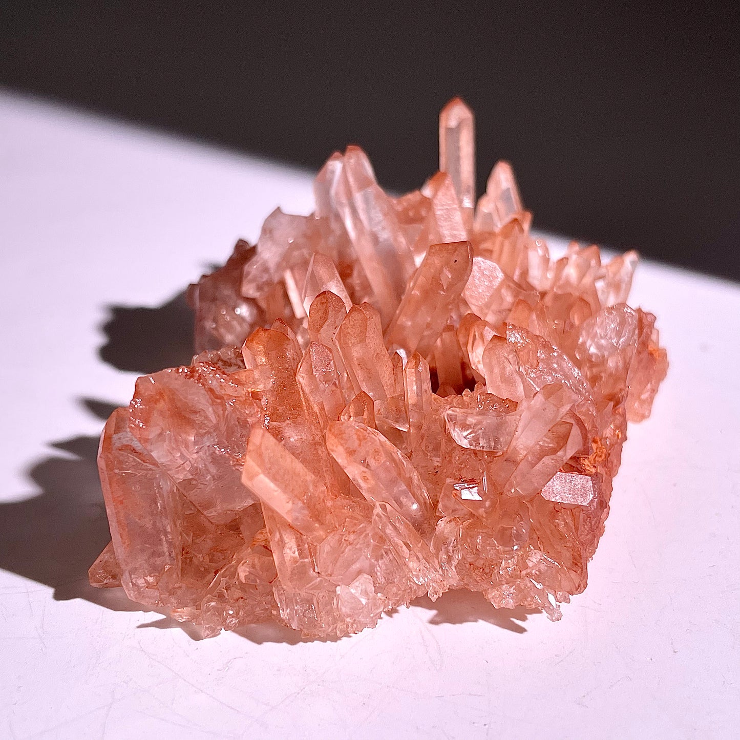 A410◇レッドクリスタル  クラスター◇92×72×40mm◇天然石・鉱物・パワーストーン