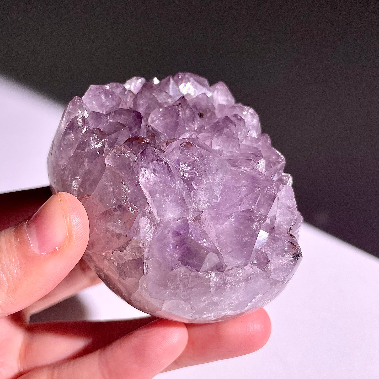 A412◇アメジスト  クラスター◇66×54×48mm◇天然石・鉱物・パワーストーン