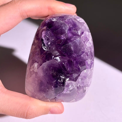 A414◇アメジスト  クラスター◇64×51×54mm◇天然石・鉱物・パワーストーン