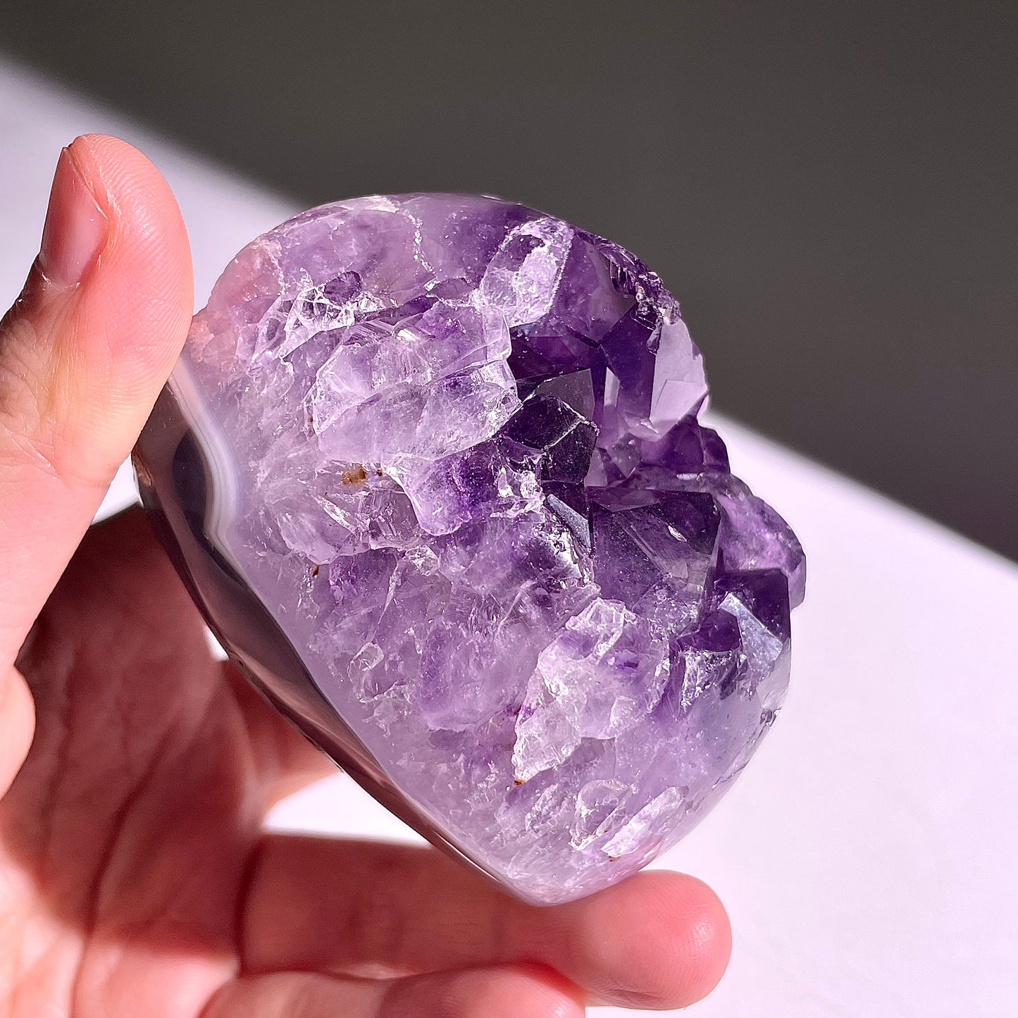 A414◇アメジスト  クラスター◇64×51×54mm◇天然石・鉱物・パワーストーン