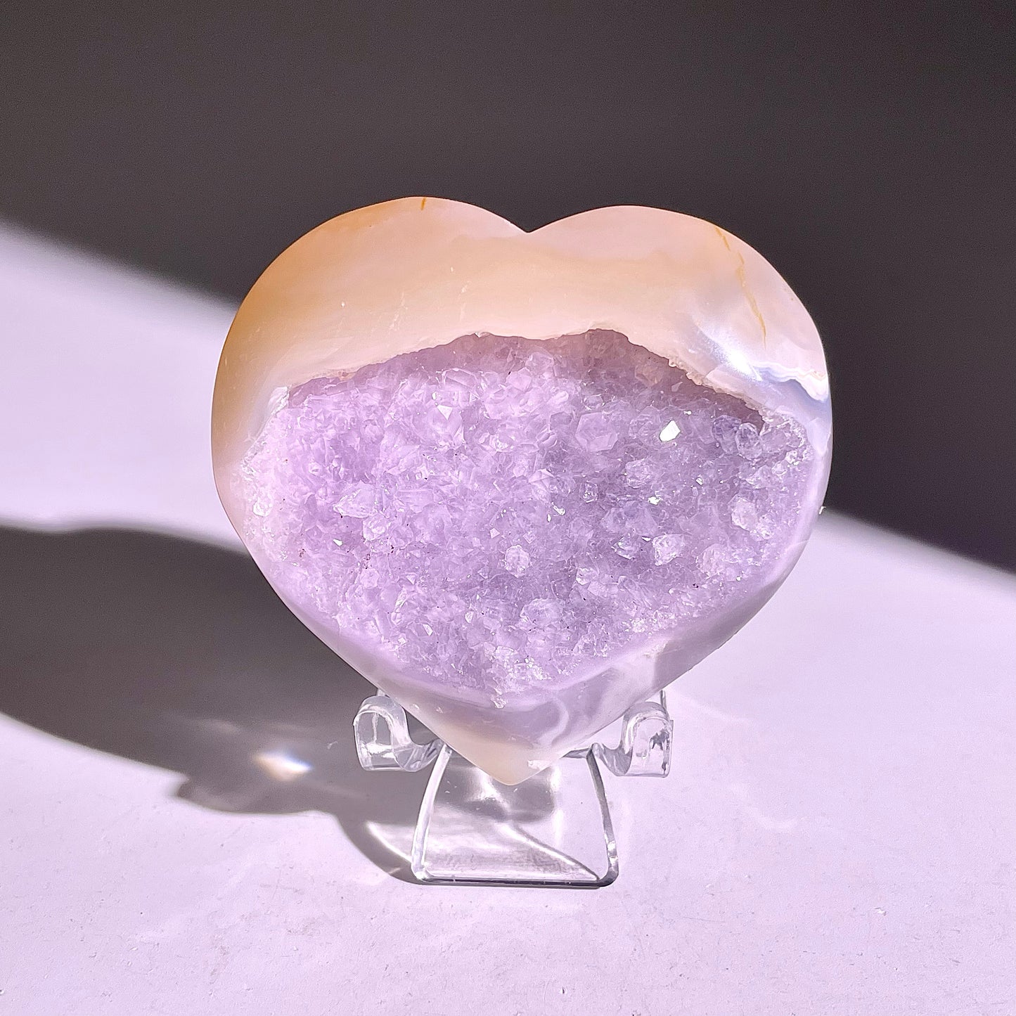 B833◇彩晶マシュマロ エッグ◇42×47×14mm◇天然石・鉱物・パワーストーン