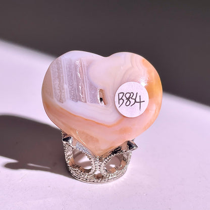 B834◇彩晶マシュマロ エッグ◇18×24×3mm◇天然石・鉱物・パワーストーン