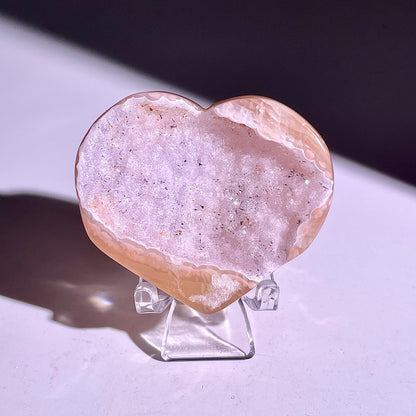 B836◇彩晶マシュマロ エッグ◇32×42×4mm◇天然石・鉱物・パワーストーン