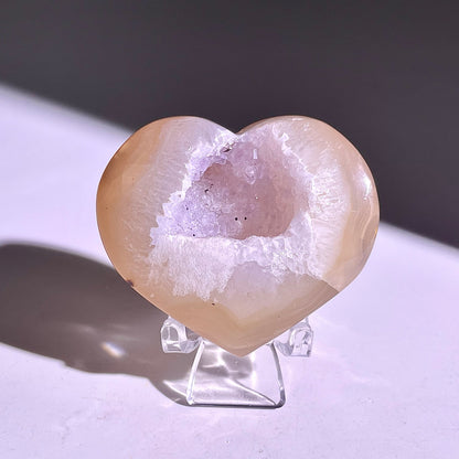 B837◇彩晶マシュマロ エッグ◇34×43×14mm◇天然石・鉱物・パワーストーン