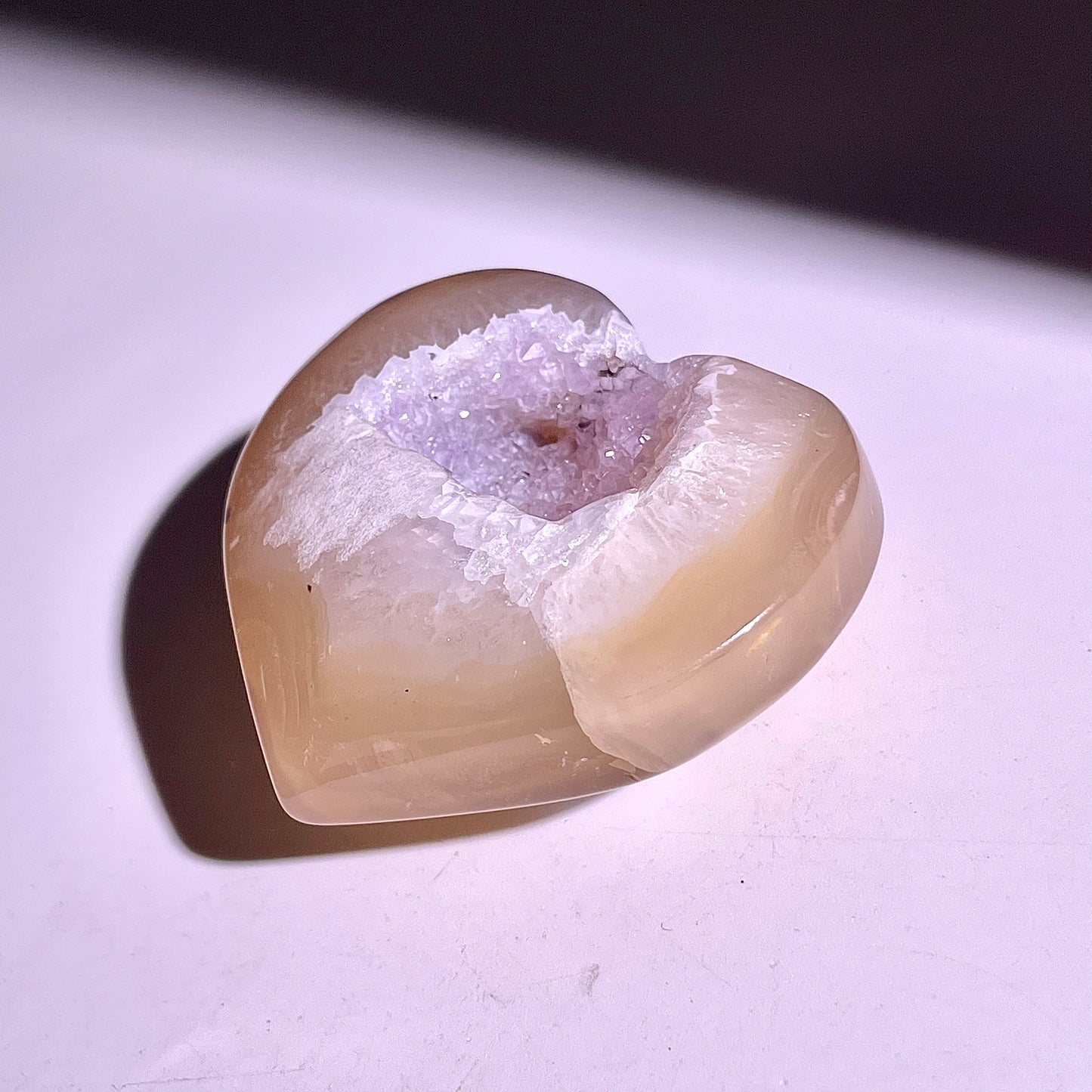 B837◇彩晶マシュマロ エッグ◇34×43×14mm◇天然石・鉱物・パワーストーン