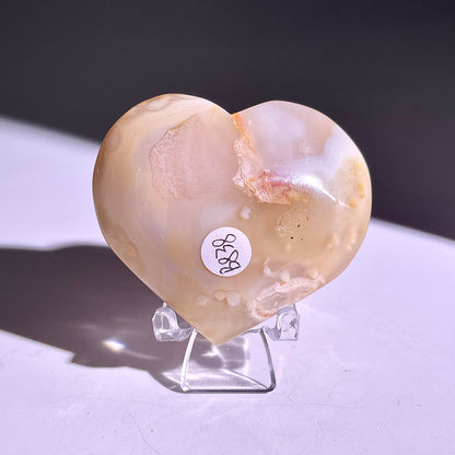 B838◇彩晶マシュマロ エッグ◇38×48×14mm◇天然石・鉱物・パワーストーン