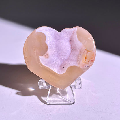 B839◇彩晶マシュマロ エッグ◇31×41×3mm◇天然石・鉱物・パワーストーン