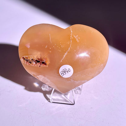 B840◇彩晶マシュマロ エッグ◇38×56×12mm◇天然石・鉱物・パワーストーン