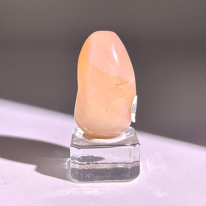 B850◇彩晶マシュマロ エッグ◇38×22×22mm◇天然石・鉱物・パワーストーン