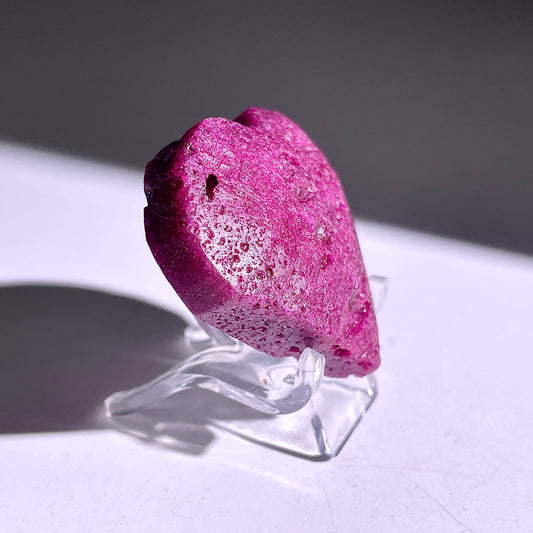 B867◇ルビー ハート◇40×47×17mm◇天然石・鉱物・パワーストーン