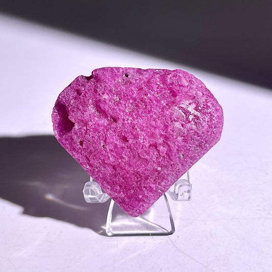 B879◇ルビー ハート◇50×58×17mm◇天然石・鉱物・パワーストーン