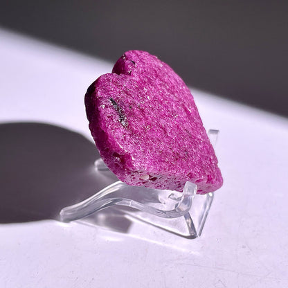 B876◇ルビー ハート◇38×47×11mm◇天然石・鉱物・パワーストーン