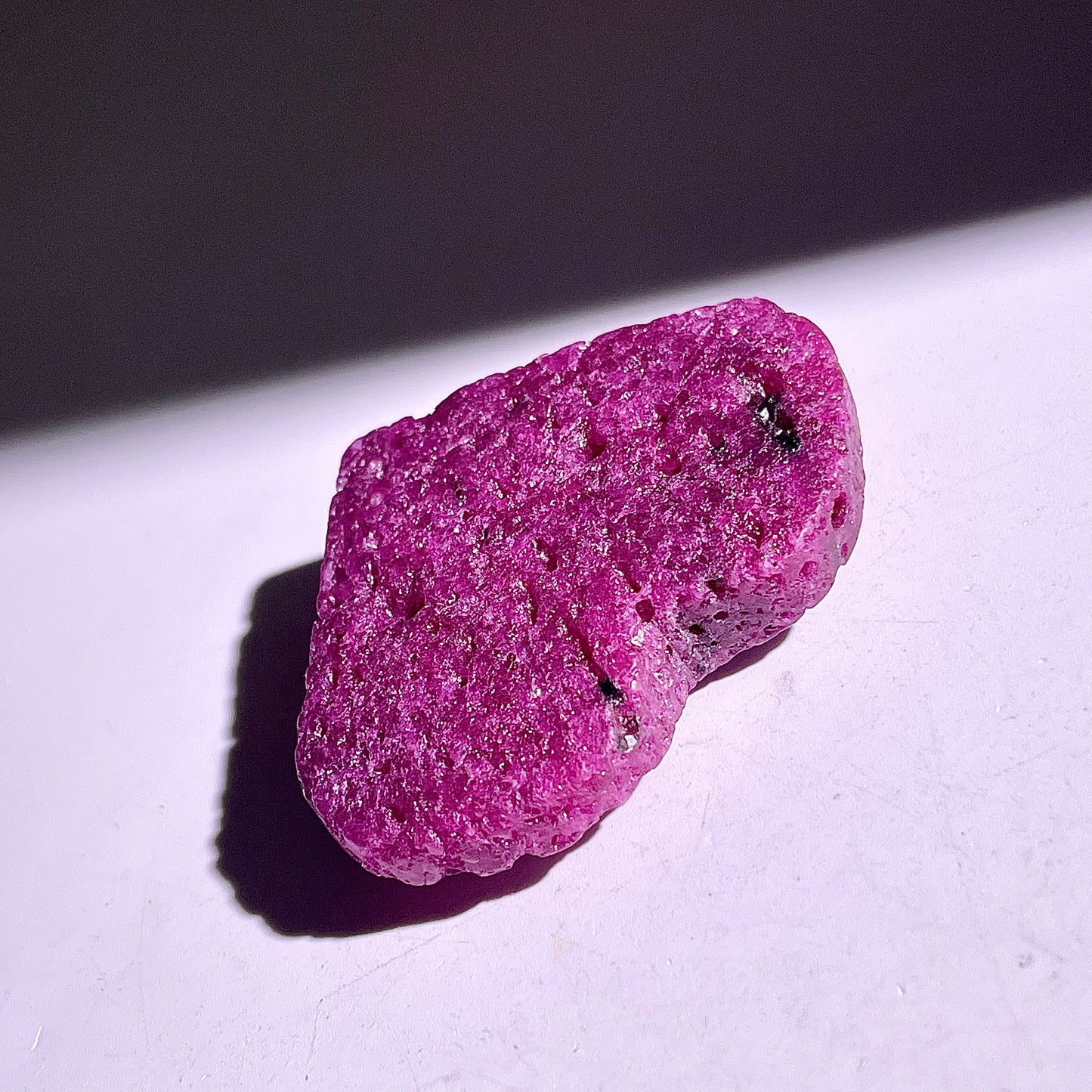 B876◇ルビー ハート◇38×47×11mm◇天然石・鉱物・パワーストーン