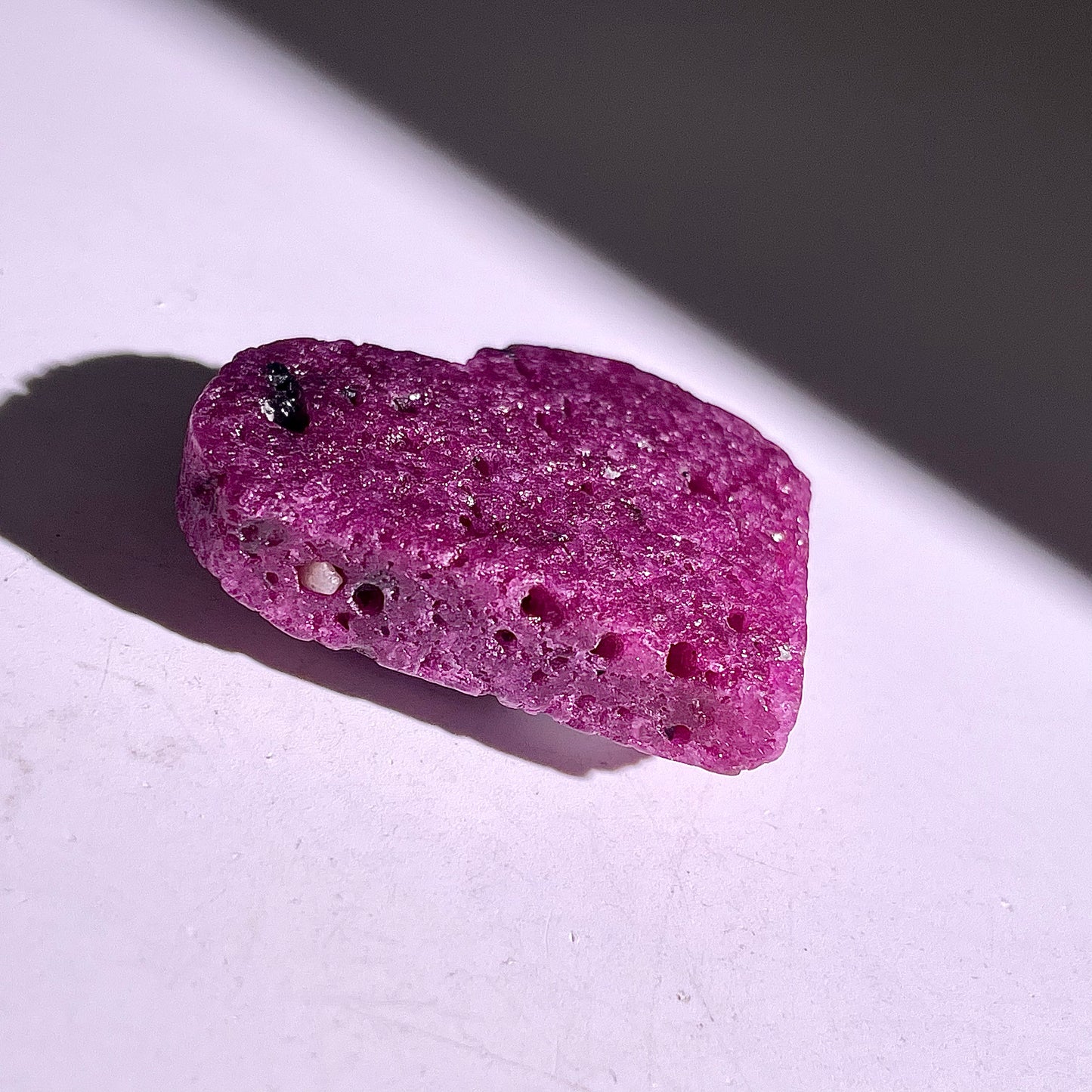 B876◇ルビー ハート◇38×47×11mm◇天然石・鉱物・パワーストーン