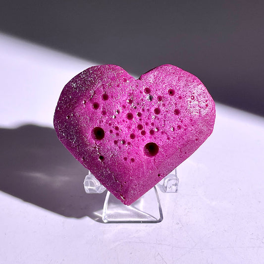 B878◇ルビー ハート◇40×50×18mm◇天然石・鉱物・パワーストーン