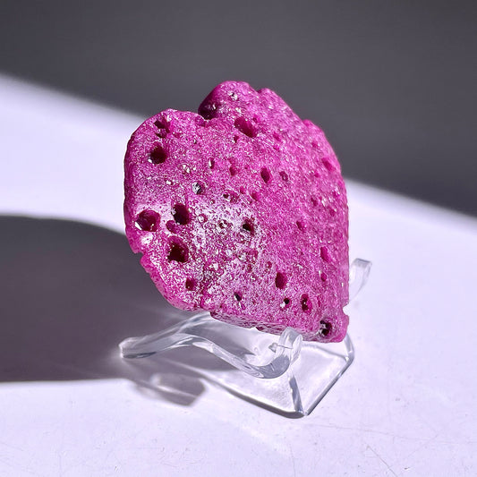 B880◇ルビー ハート◇43×55×11mm◇天然石・鉱物・パワーストーン