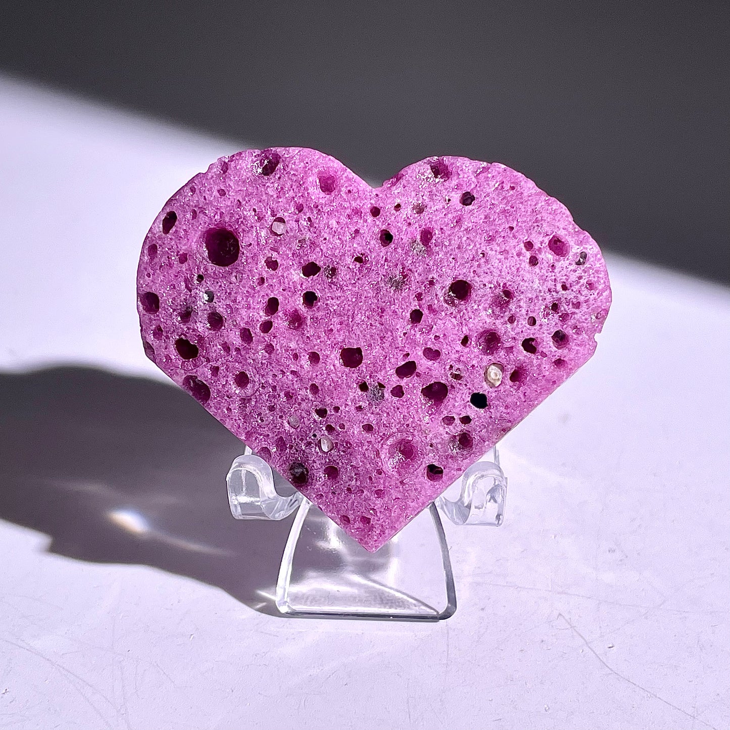 B882◇ルビー ハート◇40×50×17mm◇天然石・鉱物・パワーストーン